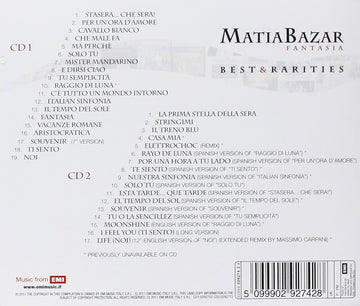 MATIA BAZAR - FANTASIA BEST & RARITIES ( 2 CD )